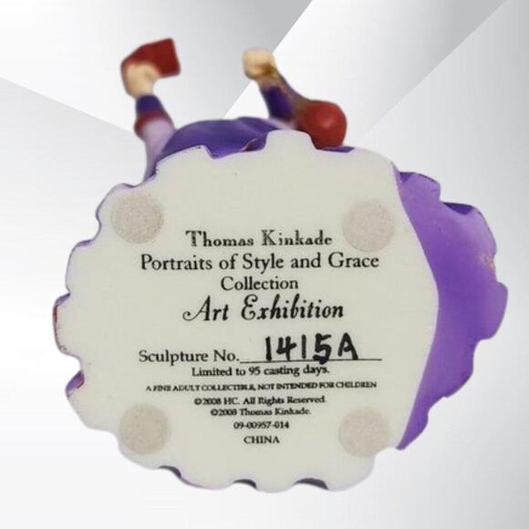 2/$50 Thomas Kinkade Portrait of Style and Grace Figurine 1415A 2008 Collectible - Picture 6 of 9
